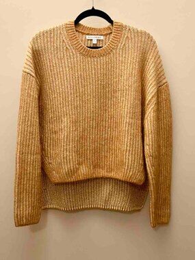 Alpaca-Wool Blend Ribbed Sweater